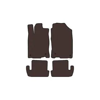 Rubber Floor Mats Carsuit (Brown)