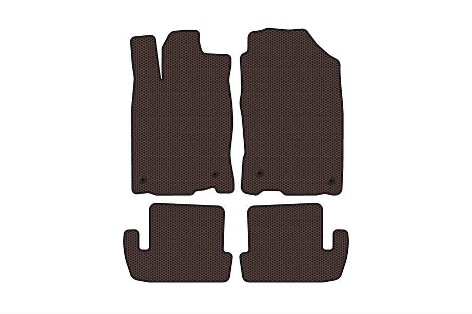Honda CR-Z Rubber Floor Mats Carsuit (Brown) Image