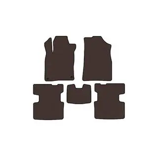 Rubber Floor Mats Carsuit (Brown) photo 1