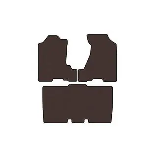Rubber Floor Mats Carsuit (Brown)