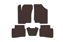 Kia Forte 2008–2024 Rubber floor mats Carsuit (2008-2012, brown) photo 1