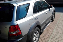 Kia Sorento I BL 2002-2009 Side Steps RedLine V1 (2 pcs, Aluminum) photo 2