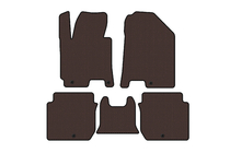 Kia Forte 2008–2024 Rubber floor mats Carsuit (2016-2018, brown) photo 1