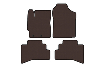Toyota Prius C 2012-2019 Rubber Floor Mats Carsuit (Brown) photo 1