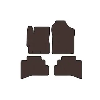 Rubber Floor Mats Carsuit (Brown)