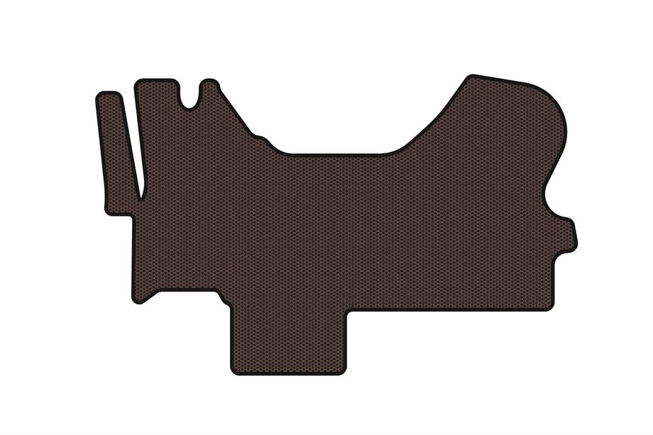 Iveco Daily 2006-2014 Rubber Floor Mats Carsuit (Brown) Image