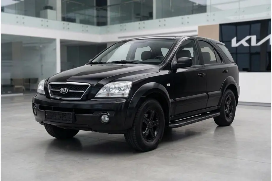 Kia Sorento I BL 2002-2009 Side Steps Bosphorus Black (2 pcs, Aluminum) Image