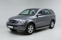 Kia Sorento I BL 2002-2009 Side Steps Tayga Grey (2 pcs, Aluminum) photo 1