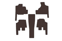 Chrysler Voyager 2001-2007 Rubber floor mats Carsuit (for Grand Voyager, automatic, brown) photo 1