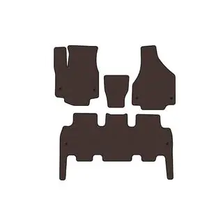 Rubber Floor Mats Carsuit (Brown) photo 1