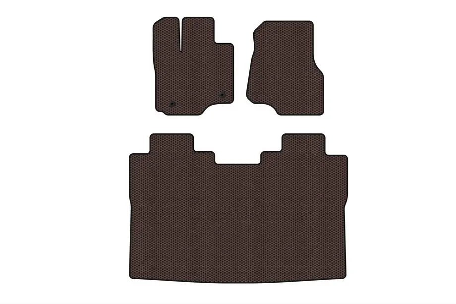 Ford F-150 2014-2021 Rubber Floor Mats Carsuit (Raptor, Brown) Image