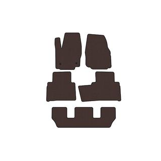 Rubber floor mats Carsuit (3 rows, brown) Ford Galaxy 2007-2015 photo 1