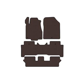 Rubber floor mats Carsuit (3 rows, brown) Acura MDX 2007-2013 photo 1