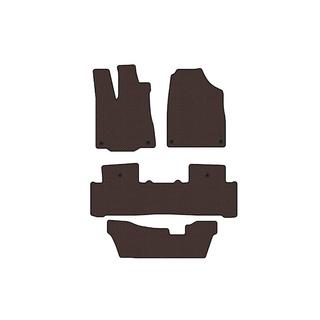 Rubber floor mats Carsuit (3 rows, brown) photo 1