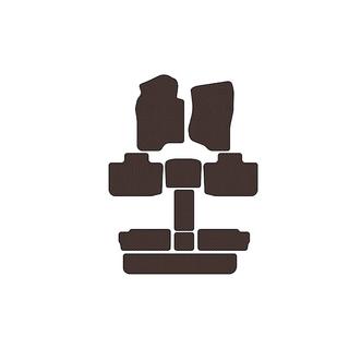 Rubber floor mats Carsuit (3 rows, brown) Cadillac Escalade 2007-2014 photo 1