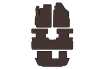 Jetour X70 2018- Rubber floor mats Carsuit (3 rows, brown) photo 1