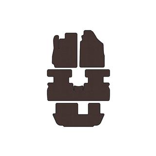 Rubber floor mats Carsuit (3 rows, brown) Jetour X70 2018- photo 1