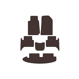 Rubber floor mats Carsuit (3 rows, brown) photo 1