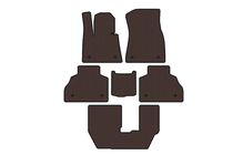 BMW X7 G07 2019- Rubber floor mats Carsuit (3 rows, brown) photo 1
