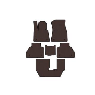 Rubber floor mats Carsuit (3 rows, brown) BMW X7 G07 2019- photo 1