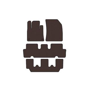 Rubber Floor Mats Carsuit V1 (3 Rows, Brown) Citroen C-4 Picasso 2013–2022 photo 1