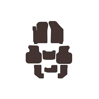 Rubber floor mats Carsuit (2008-2011, 3 rows, brown) photo 1