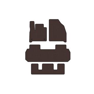 Rubber floor mats Carsuit (3 rows, brown) photo 1
