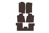 Ford Explorer 2001-2005 Rubber floor mats Carsuit (3 rows, brown) photo 1