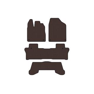 Rubber floor mats Carsuit (3 rows, brown) photo 1