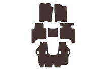 Infiniti QX56 2004-2010 Rubber floor mats Carsuit (3 rows, 2004-2008, brown) photo 1