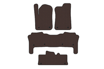 Infiniti QX56 2010-2013 Rubber floor mats Carsuit (3 rows, brown) photo 1