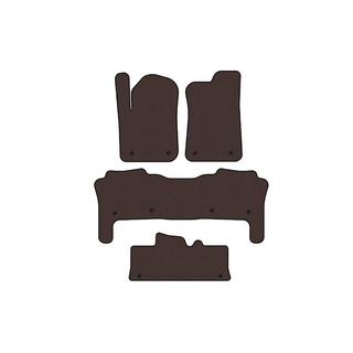 Rubber floor mats Carsuit (3 rows, brown) Infiniti QX56 2010-2013 photo 1