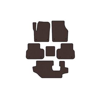 Rubber floor mats Carsuit (2014-2019, 3 rows, brown) Land Rover Discovery Sport 2014- photo 1