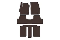 Mazda 5 2010-2018 Rubber floor mats Carsuit (3 rows, brown) photo 1