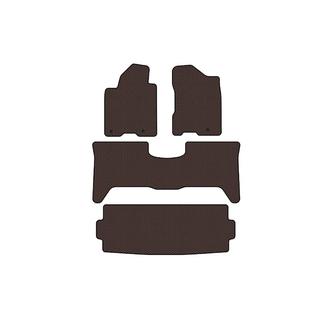 Rubber floor mats Carsuit (3 rows, 2003-2008 brown) Nissan Armada 2003-2015 photo 1