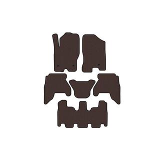 Rubber floor mats Carsuit V1 (3 rows, brown, 2010-2014) photo 1
