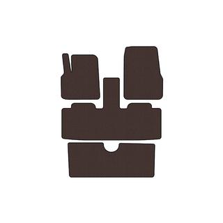 Rubber floor mats Carsuit (3 rows, 7-seater, brown) photo 1