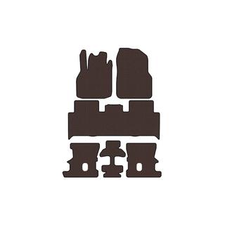 Rubber floor mats Carsuit (3 rows, brown) photo 1