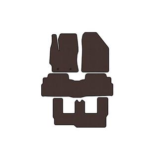 Rubber floor mats Carsuit (3 rows, 7-seater, brown) photo 1