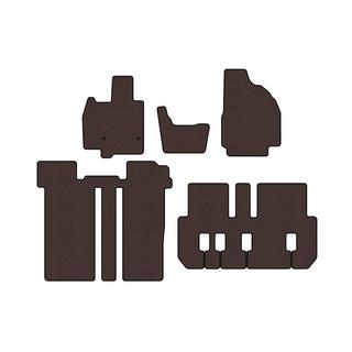 Rubber Floor Mats Carsuit (3 Rows, 6-Seater, Brown) photo 1