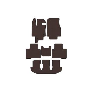 Rubber floor mats Carsuit (3 rows, 7-seater, brown) photo 1