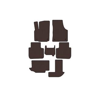 Rubber floor mats Carsuit (3 rows, 7-seater, brown) photo 1