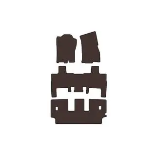 Rubber floor mats Carsuit (2007-2014, brown)
