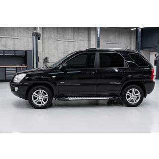 Side Steps Line (2 pcs, Aluminum) Kia Sportage 2004-2010 photo 1