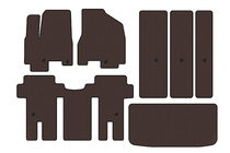Kia Carnival 2014-2020 Rubber floor mats Carsuit (full interior, brown) photo 1