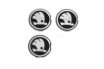Skoda Wheel center caps 56/52mm sk5652 (3 pcs) photo 1