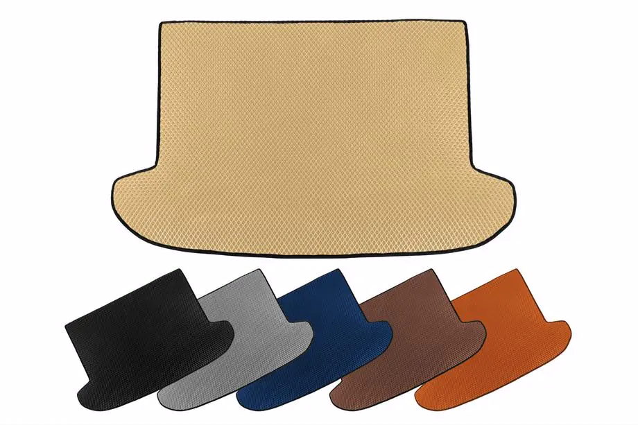 Mitsubishi Outlander 2006-2012 EVA Trunk Mat (Without Subwoofer, Beige) Image