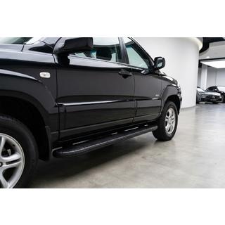 Side Steps Bosphorus Black (2 pcs, Aluminum) Kia Sportage 2004-2010 photo 1
