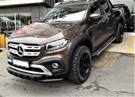 Mercedes X class 2017-2020 Front bar Gronder (black, 70mm) photo 1