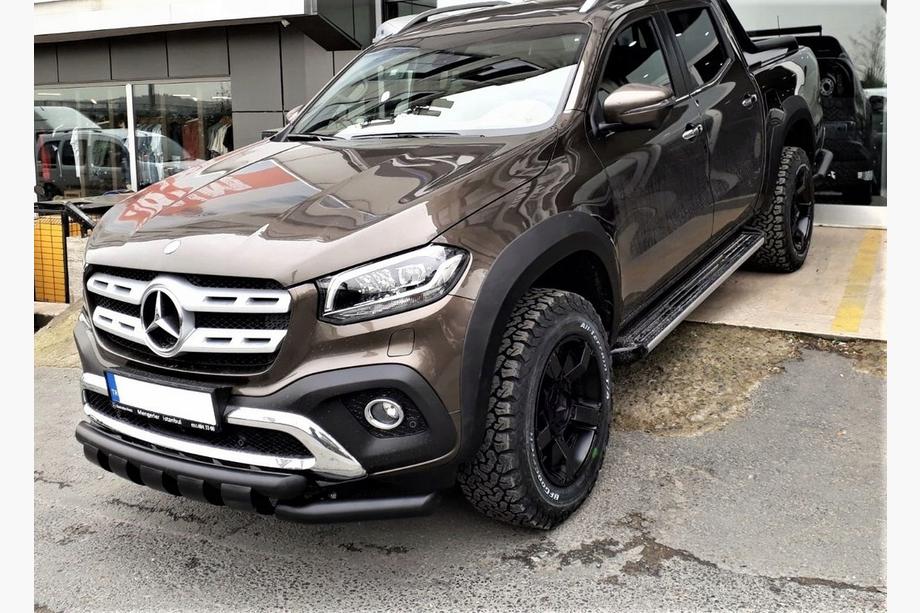 Mercedes X class 2017-2020 Front bar Gronder (black, 70mm) Image